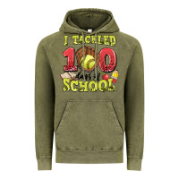 I Tackled Days Of School Softball Vintage Hoodie | Teevron