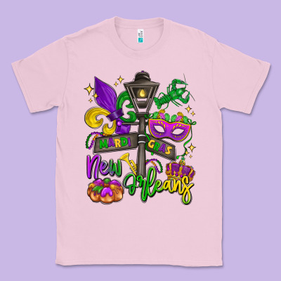 New Orleans Mardi Gras Classic Tee Designed By Lillyallendesigns