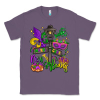 Lavender new orleans mardi gras Classic Tee - LillyAllenDesigns