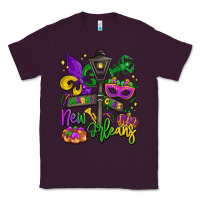 Plum new orleans mardi gras Classic Tee - LillyAllenDesigns