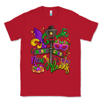 Red new orleans mardi gras Classic Tee - LillyAllenDesigns