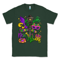 Sports Green new orleans mardi gras Classic Tee - LillyAllenDesigns