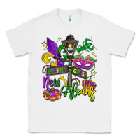 White new orleans mardi gras Classic Tee - LillyAllenDesigns