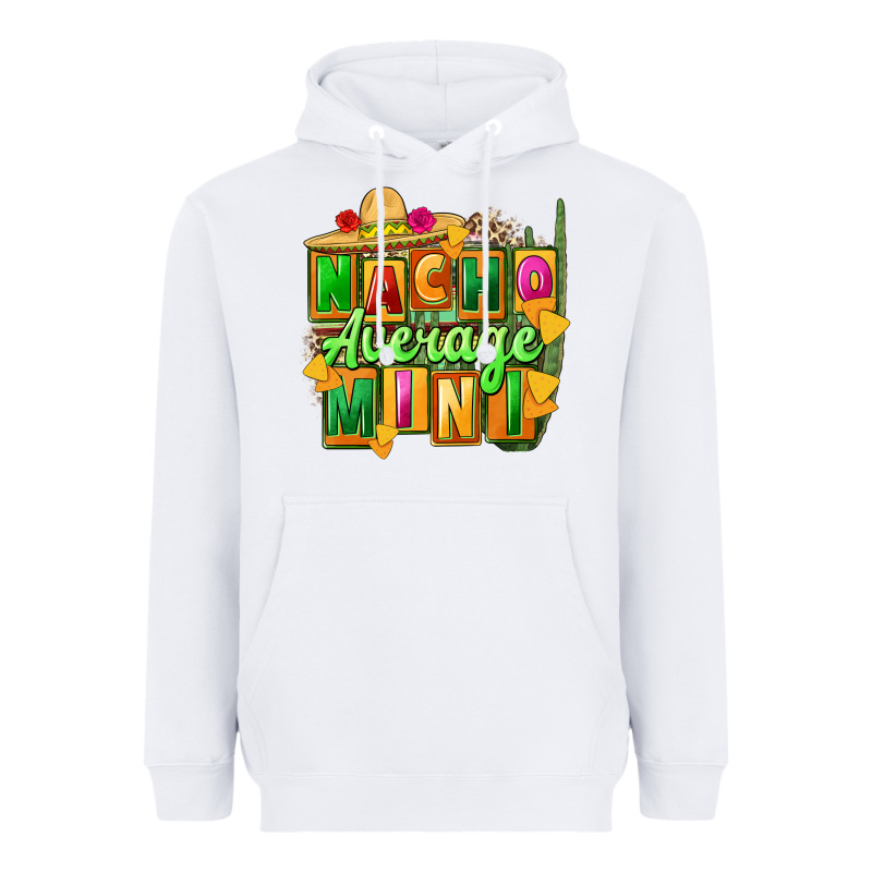 Nacho Average Mini Heavyweight Hoodie by FaDigitalArtStudio | Teevron