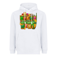 White nacho average mini Heavyweight Hoodie - FaDigitalArtStudio