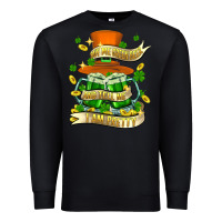 Black buy me green beer and tell me ı am pretty Premium Sweatshirt - FaDigitalArtStudio