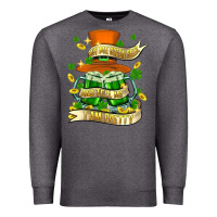 Charcoal Heather buy me green beer and tell me ı am pretty Premium Sweatshirt - FaDigitalArtStudio