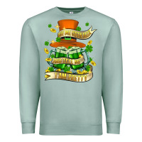Seafoam buy me green beer and tell me ı am pretty Premium Sweatshirt - FaDigitalArtStudio