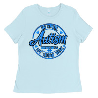 Baby Blue autism awareness Ladies Tee - MaliasSmallBusiness