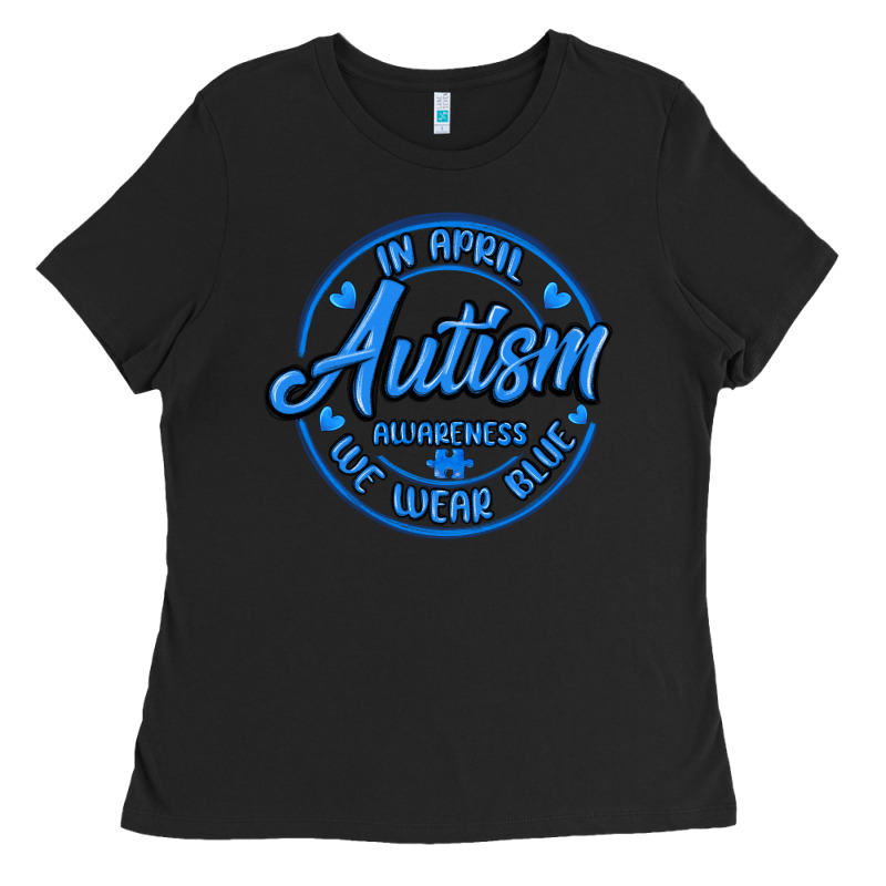 Autism Awareness Ladies Tee by MaliasSmallBusiness | Teevron