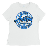 White autism awareness Ladies Tee - MaliasSmallBusiness