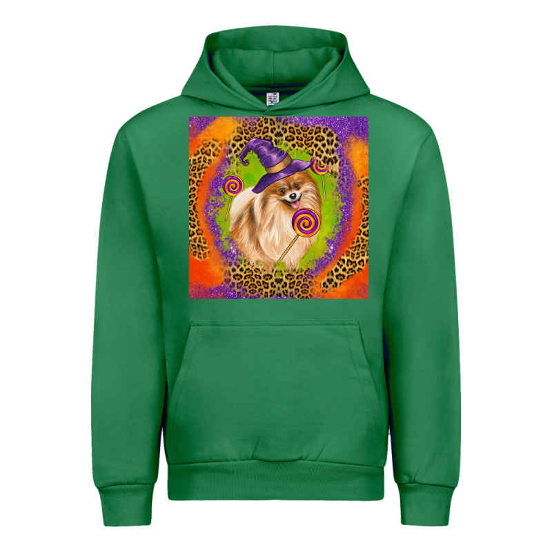Halloween Pomeranian Dog Urban Hoodie by LillyAllenDesigns | Teevron