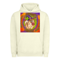 Pigment Pistachio Halloween Pomeranian Dog Urban Hoodie - LillyAllenDesigns