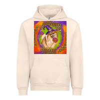 Sandshell Halloween Pomeranian Dog Urban Hoodie - LillyAllenDesigns