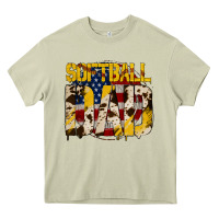 Mossy softball dad Heavy Core Tee - Jasminsmagicworld