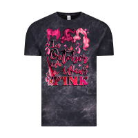 Cloud Black in october we wear pink Vintage Tee - LillyAllenDesigns