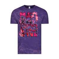Cloud Purple in october we wear pink Vintage Tee - LillyAllenDesigns