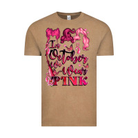 Vintage Coffee in october we wear pink Vintage Tee - LillyAllenDesigns