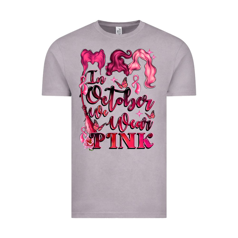 In October We Wear Pink Vintage Tee by LillyAllenDesigns | Teevron