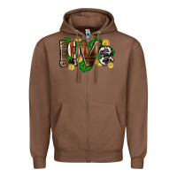 Chestnut Western love St. Patrick's Day Zipper Hoodie - CowGirlArtShop