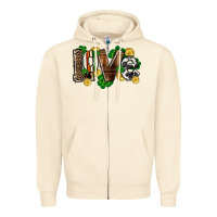 Sandshell Western love St. Patrick's Day Zipper Hoodie - CowGirlArtShop