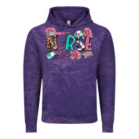 Cloud Purple nurse Vintage Hoodie - LillyAllenDesigns