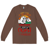 Chestnut Being A Dad Is An Honor Being Papa Is Priceless Long Sleeve Tee - Bettercallsaul