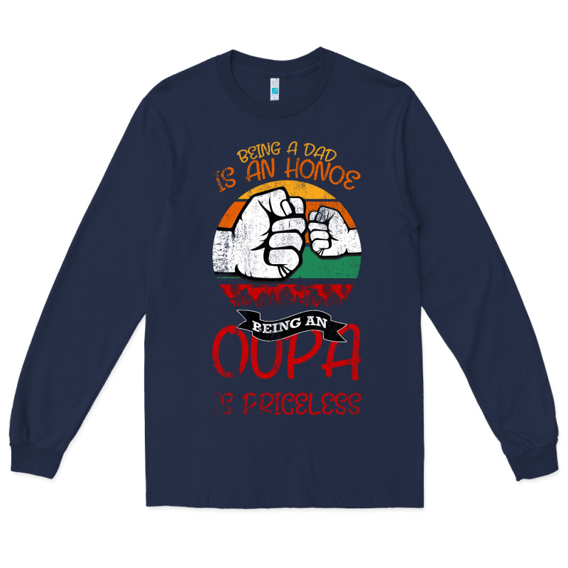 Being A Dad Is An Honor Being Papa Is Priceless Long Sleeve Tee by Bettercallsaul | Teevron