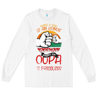 White Being A Dad Is An Honor Being Papa Is Priceless Long Sleeve Tee - Bettercallsaul