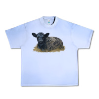 Grape Ice Black Angus Calf Illustrations Urban Heavy Tee - LillyAllenDesigns