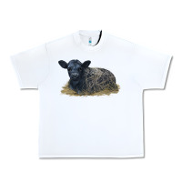White Black Angus Calf Illustrations Urban Heavy Tee - LillyAllenDesigns
