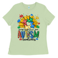 Matcha accept understand love awareness Ladies Tee - MaliasSmallBusiness