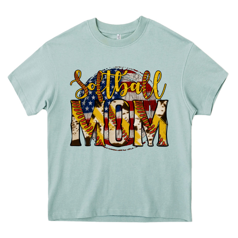Softball Mom Heavy Core Tee by Jasminsmagicworld | Teevron