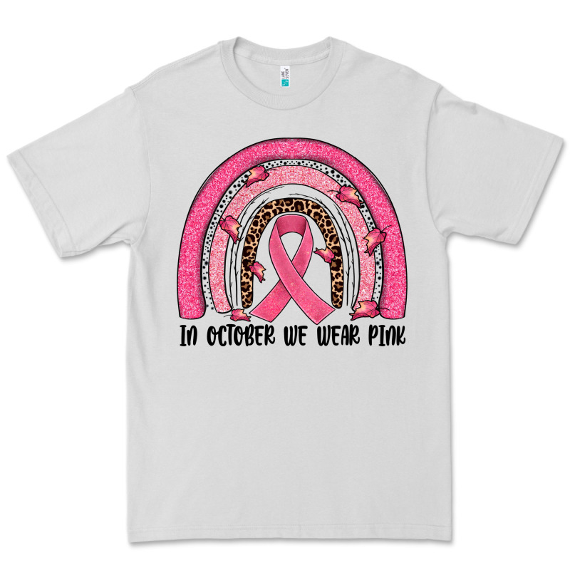 In October We Wear Pink Rainbow Premium Tee by JahusDesignShop | Teevron