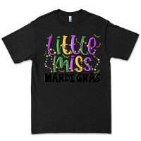 Black little miss mardi gras Premium Tee - MaliasSmallBusiness
