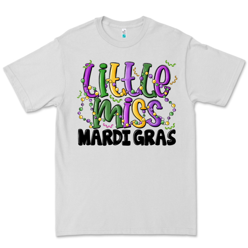 Little Miss Mardi Gras Premium Tee by MaliasSmallBusiness | Teevron
