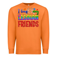Carrot I Love My Lesbian Friends Premium Sweatshirt - BundleAndBundleShop
