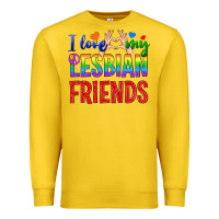 Lemon I Love My Lesbian Friends Premium Sweatshirt - BundleAndBundleShop