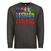 Smoke I Love My Lesbian Friends Premium Sweatshirt - BundleAndBundleShop
