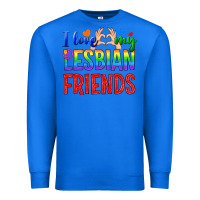 True Royal I Love My Lesbian Friends Premium Sweatshirt - BundleAndBundleShop