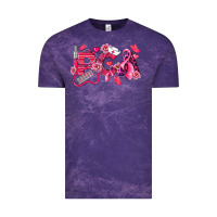 Cloud Purple pca breast cancer patient care assistant Vintage Tee - LillyAllenDesigns