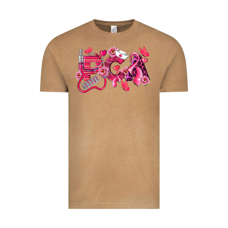 Pca Breast Cancer Patient Care Assistant Vintage Tee by LillyAllenDesigns | Teevron