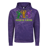 Cloud Purple mardi gras crawfish Vintage Hoodie - LillyAllenDesigns