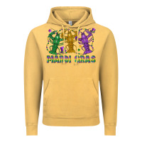 Vintage Mustard mardi gras crawfish Vintage Hoodie - LillyAllenDesigns