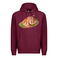 Burgundy turkey fa element 1 Premium Hoodie - FaDigitalArtStudio
