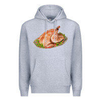 Heather Grey turkey fa element 1 Premium Hoodie - FaDigitalArtStudio