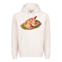 Pale Pink turkey fa element 1 Premium Hoodie - FaDigitalArtStudio