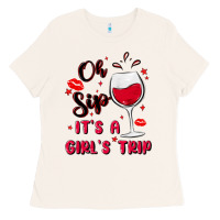 Bone oh sip it's a girl's trip Ladies Tee - MaliasSmallBusiness