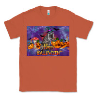 Copper Happy Halloween Raccoon Classic Tee - LillyAllenDesigns