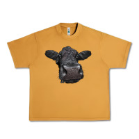 Peanut Butter Black Angus Heifer Urban Heavy Tee - LillyAllenDesigns